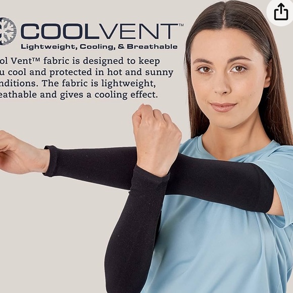 NWT KMMIN Arm Sleeves UV Protection Cooling UPF 50 Sunblock Protection gloves - Picture 9 of 10